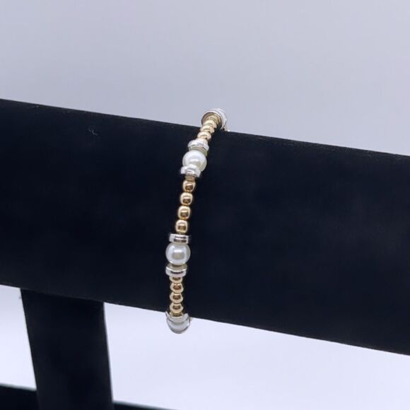 NWT Wool + Pepper Co. Mixed Metals Bracelet - Picture 5 of 5